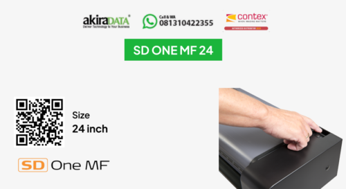 Contex SD One MF 24 – Sistem MFP (Multi-Function Printer) terintegrasi full color format besar (24 inci) dengan touchscreen