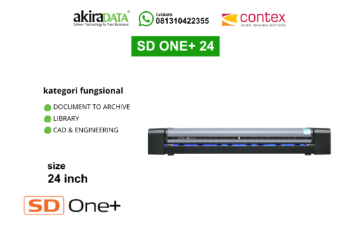 Scanner Contex Contex SD One+ 24 – Pemindai format besar (24 inci) yang ringkas untuk CAD & Engineering dan Document to Archive.
